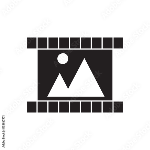 photo camera glyph