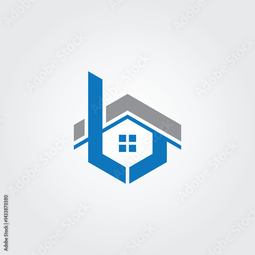 House icon logo 3 design illustration