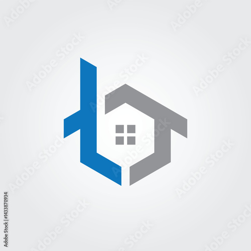 House icon logo design illustration