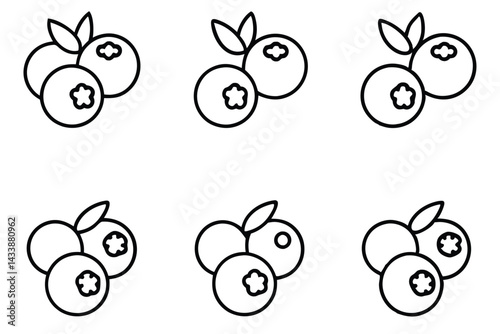 Blueberry dreams in Line art