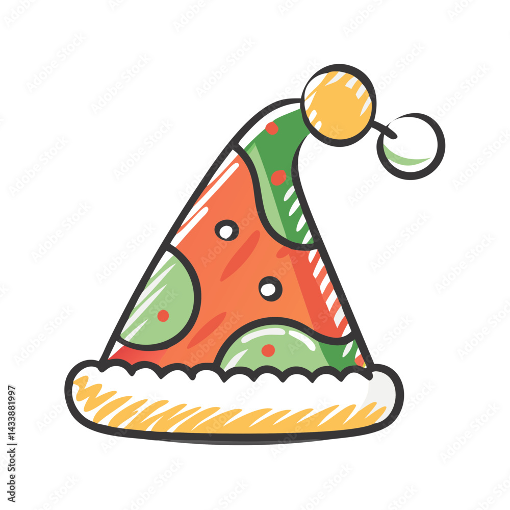 festive hat icon, festive hat vector illustration-simple illustration of festive hat, perfect for festive hat logos and icons festive hat icon, festive hat vector illustration-simple illustration of festive hat, perfect for festive hat logos and icons