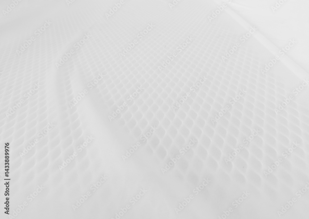 Obraz premium Curtain white wave and soft shadow and blur. fabric shapes curved designs. abstract background on isolated.