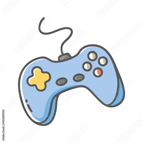 game controller icon, game controller vector illustration-simple illustration of game controller, perfect for game controller logos and icons