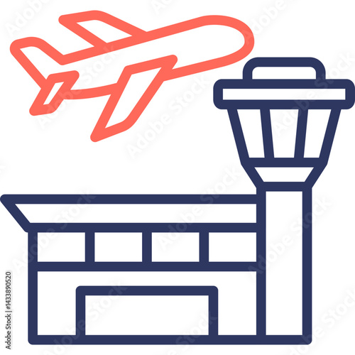 Airport line color icon