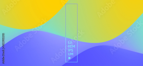 Abstract wavy background with modern gradient colours and texture effect. Vector illustration for brochure, poster, presentation, cover, screen, flyer or banner.