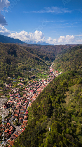 Obraz na płótnie Brasov cityscape, Romania w salonie