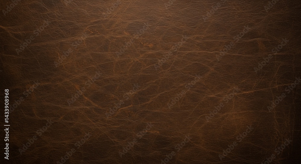 Fototapeta premium Rich brown worn leather texture