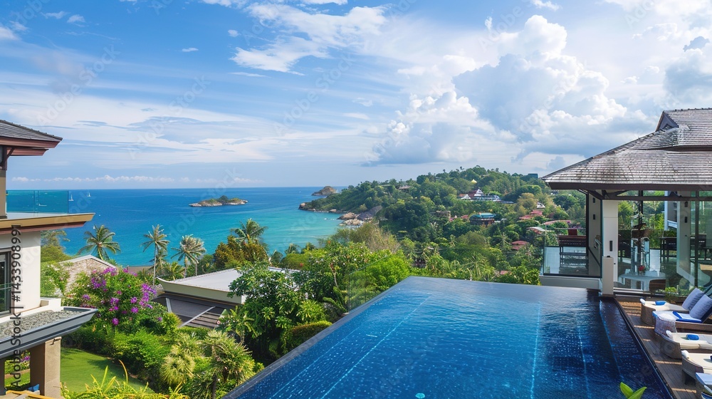 Fototapeta premium Phuket Island, Thailand: A Tropical Paradise of Sun, Sand, and Cultural Riches