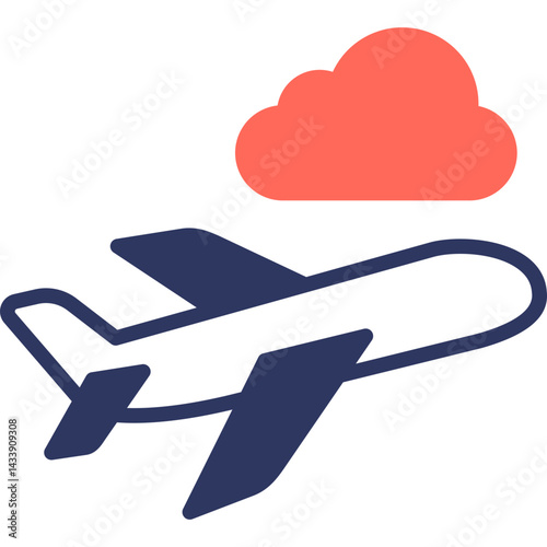 Takeoff mixed color icon
