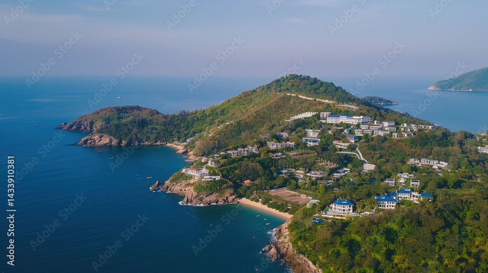 Fototapeta premium Phuket Island, Thailand: A Tropical Paradise of Sun, Sand, and Cultural Riches
