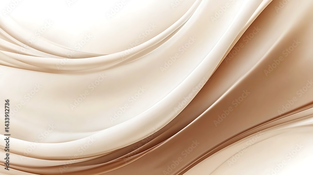 Obraz premium Creamy Swirl Abstract Background.