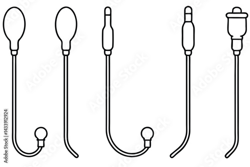catheters urinary health guide Line art