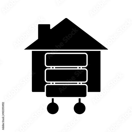 local network icons  symbol vector elements for infographic web