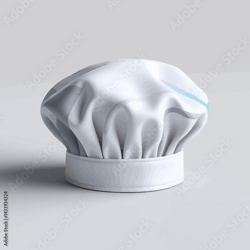 Chef's Hat, Culinary Equipment, White Fabric