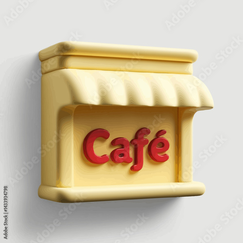 Inviting Cafe Render