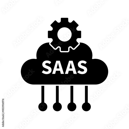 saas icons  symbol vector elements for infographic web