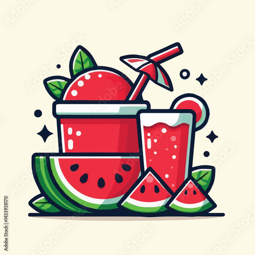 juice, fruit, watermelon, fresh, refreshment, sweet, summer, cocktail, drink, cooler, red, cold, alcohol, ice, refreshing, glass, party, mint, slush, vodka, beverage, background, frozen, bar, liquid, 