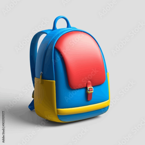 Childhood Education: Cartoon Backpack for Learning