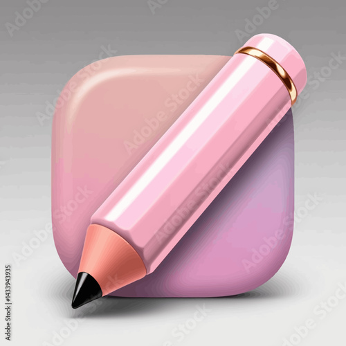 Creativity App Icon Design on White