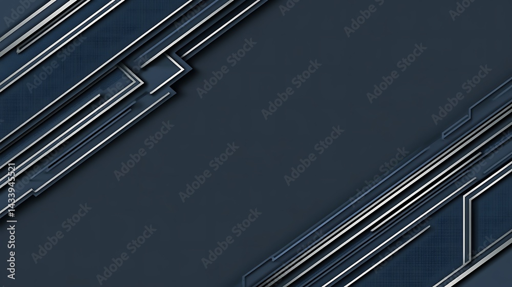 Obraz premium Abstract Dark Tech Background.