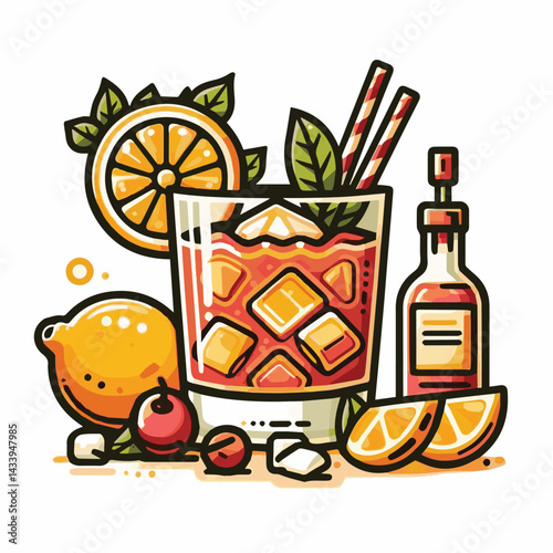 alcohol, bar, whiskey, drink, cocktail, glass, ice, beverage, cold, alcoholic, whiskey sour, sour, lemon, fruit, liquor, juice, background, bourbon, whisky, liquid, fresh, refreshing, party, orange, r