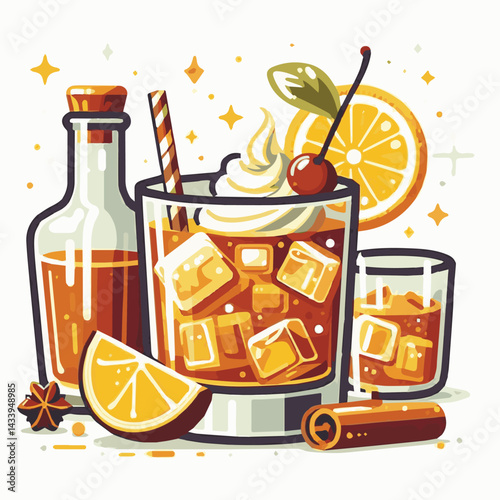 alcohol, bar, whiskey, drink, cocktail, glass, ice, beverage, cold, alcoholic, whiskey sour, sour, lemon, fruit, liquor, juice, background, bourbon, whisky, liquid, fresh, refreshing, party, orange, r