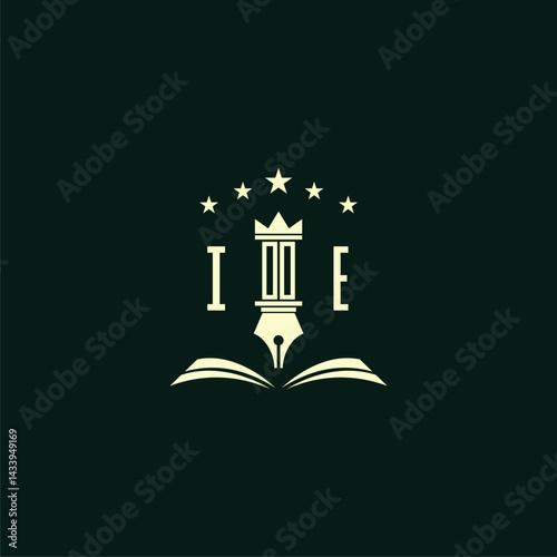 initials design modern legal attorney law firm lawyer advocate consultancy business logo vector