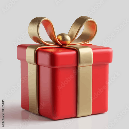 The allure of a red and gold gift package