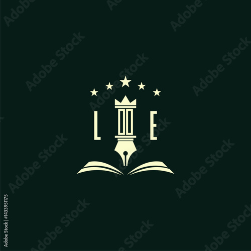 initials design modern legal attorney law firm lawyer advocate consultancy business logo vector