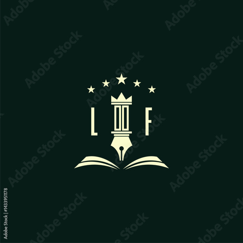 initials design modern legal attorney law firm lawyer advocate consultancy business logo vector