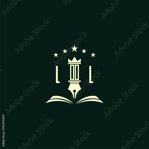 initials design modern legal attorney law firm lawyer advocate consultancy business logo vector
