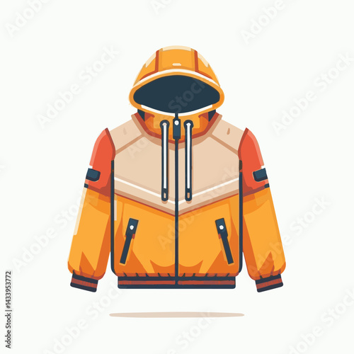 windbreaker, jacket, garment, clothing, design, sportswear, wear, fashion, illustration, sport, hoodie, hood, male, sweatshirt, zipper, apparel, white, coat, jersey, style, pocket, fabric, unisex, cas