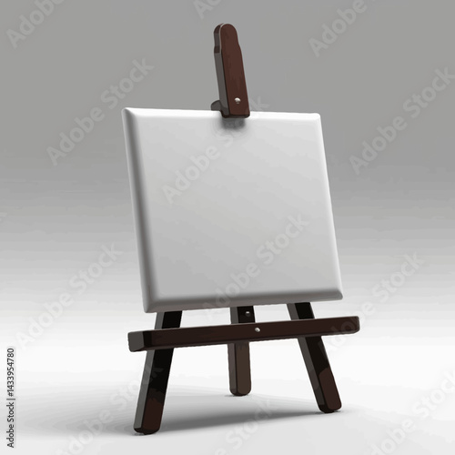 The Artist's Invitation: Blank Canvas Ready for Inspiration