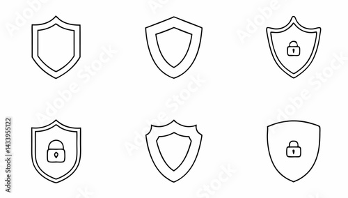 set of security shield icons  black security shiel (1).eps
