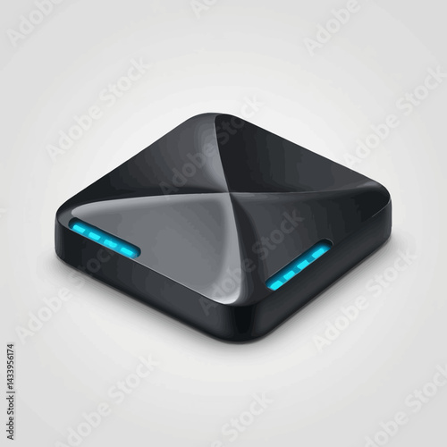 Edge of Tomorrow: Cutting-Edge Device with Radiant Accents