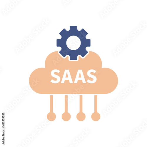 saas icons  symbol vector elements for infographic web