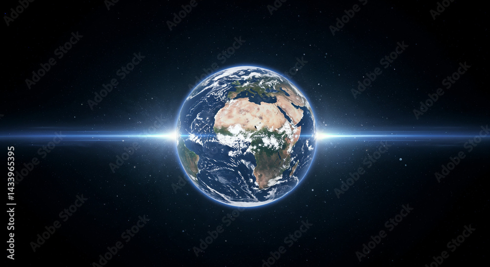 Obraz premium Planet Earth Sustainable Environment and Global Conservation