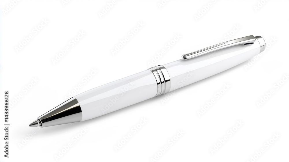 Mockup of a pen isolated on white background. Generative AI