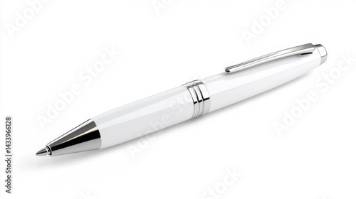 Obraz na płótnie Mockup of a pen isolated on white background. Generative AI w salonie