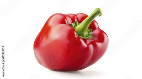 Obraz na płótnie Red Pimiento Pepper Isolated on White Background. Generative AI w salonie