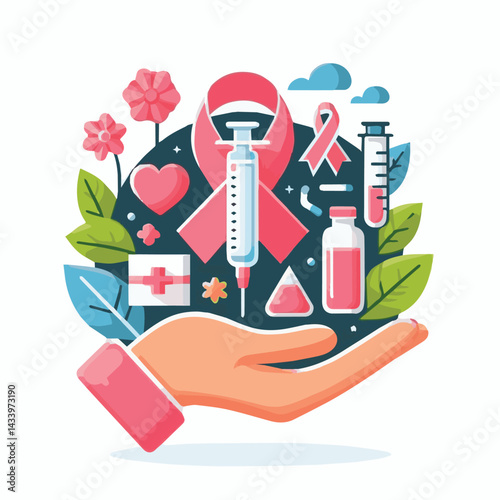 awareness, campaign, care, background, disease, symbol, help, cancer, support, hope, health, ribbon, world, day, treatment, illness, fight, charity, life, banner, february, medical, concept, preventio