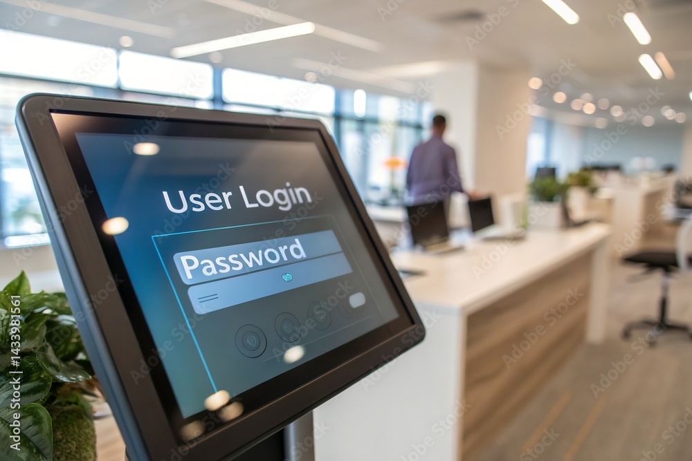 touchscreen login system for office entry touchscreen login system for office entry