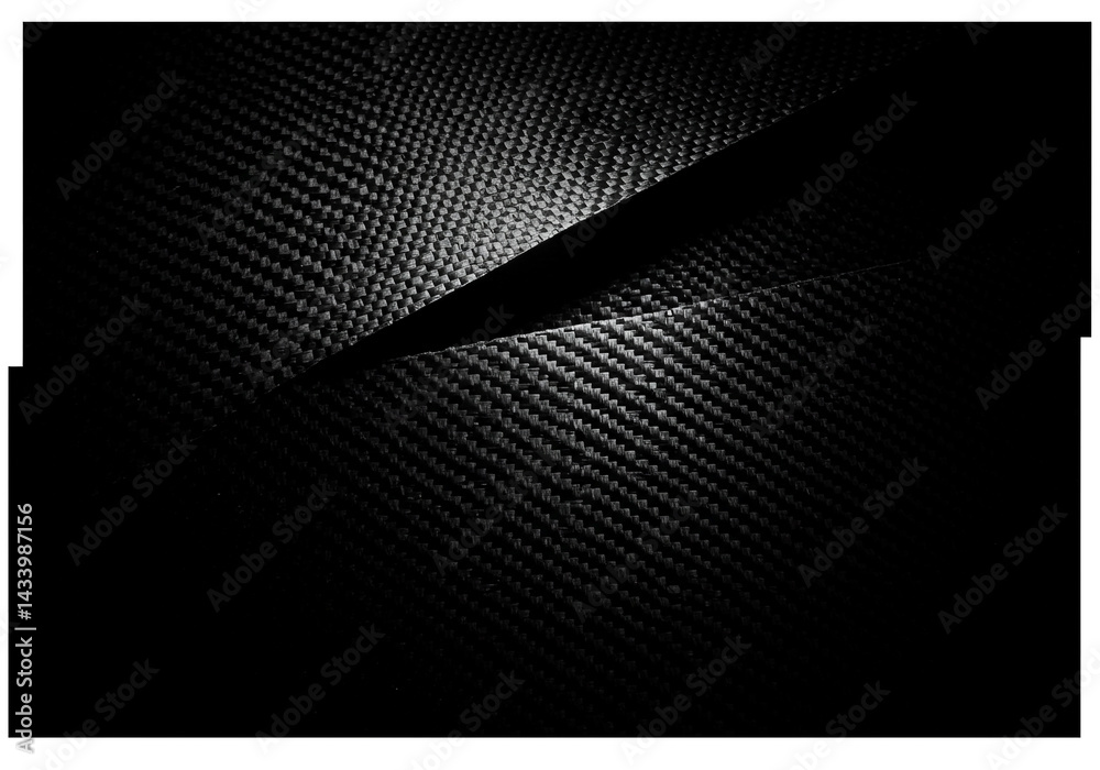 Naklejka premium Abstract Carbon Fiber Texture - Modern Design Background