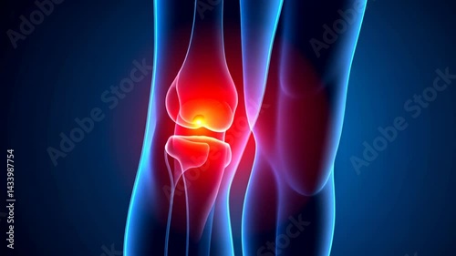 Knee pain, joint inflammation, cartilage damage. Pain management. Tendons swell with acute stress. Ligament tears impair mobility. Joint health essential for movement.