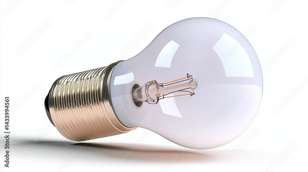 Energy-saving LED bulb isolated with high-key lighting on white background Energy-saving LED bulb isolated with high-key lighting on white background