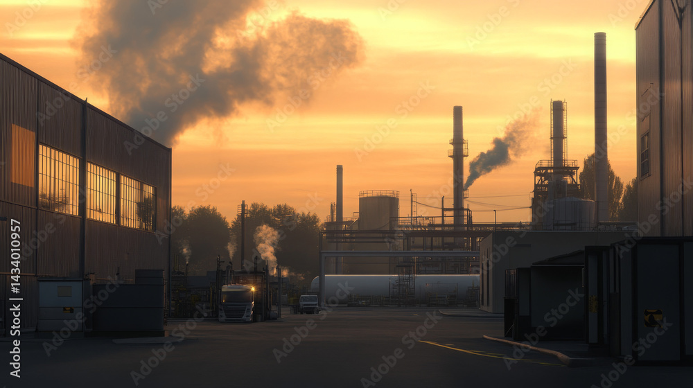 Urban Steel: A Glimpse into the Heart of an Industrial Estate