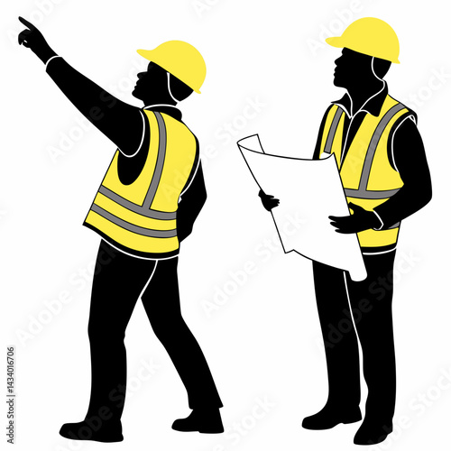 Team of Construction Workers Illustration