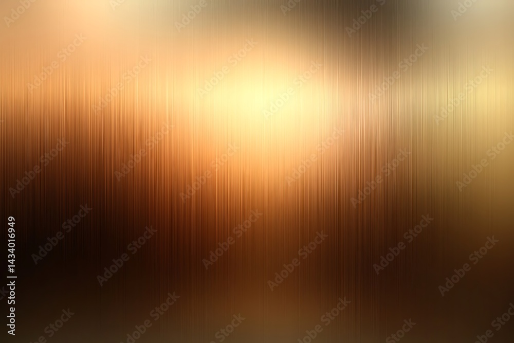 Naklejka premium Abstract Copper Texture Background, Gradient Shiny Bronze Metal Lines Pattern