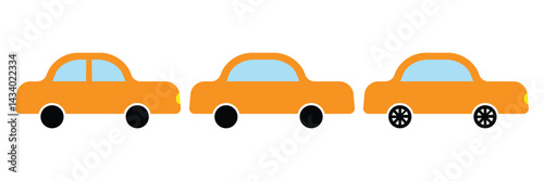 Various vehicle icon sets