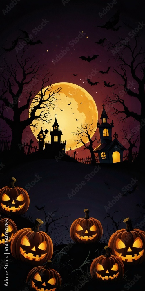halloween background with pumpkin halloween background with pumpkin